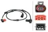 VW датчик ABS передн. Passat, Audi A4/6 94-, LT28-46 2.3 HELLA 6PU012 806-841 (фото 1)