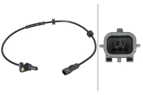 RENAULT датчик ABS задн.лів.Captur, Clio IV 12- HELLA 6PU012806-881