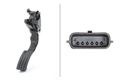 Педаль газу RENAULT DUSTER, LOGAN I, SANDERO II 1.2-1.6LPG 04.10- HELLA 6PV 009 978-721