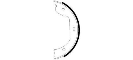 Колодки ручника BMW 5 (E60 E61 F07) X5 (E53 E70 F15) VW Touareg T5 03- HELLA 8DA 355 050-471