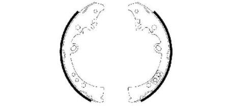 Гальмівні колодки зад. Hilux/Fortuner 2.4-4.0 05- HELLA 8DB 355 003-011
