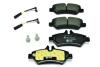 Колодки тормозные (задние) (с пластинками и 2 датчика) MB Sprinter 906 VW LT 06- HELLA 8DB 355 005-351 (фото 1)