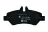 Колодки тормозные (задние) (с пластинками и 2 датчика) MB Sprinter 906 VW LT 06- HELLA 8DB 355 005-351 (фото 3)