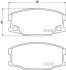Комплект гальмівних накладок, дискове гальмо HELLA 8DB 355 005-571 (фото 2)