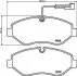 Комплект гальмівних накладок, дискове гальмо HELLA 8DB 355 005-611 (фото 2)
