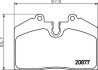 Комплект гальмівних накладок, дискове гальмо HELLA 8DB 355 006-351 (фото 2)