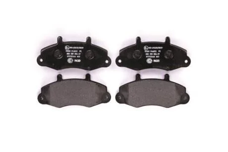 Гальмівні колодки пер. Transit T12 91-00 HELLA 8DB 355 006-391