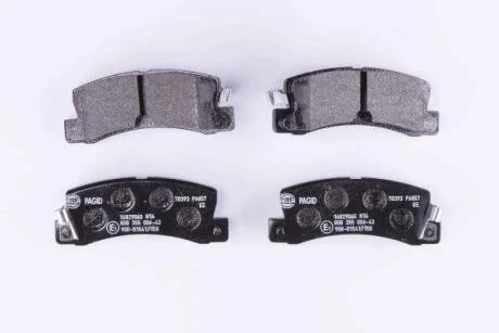 Гальмівні колодки зад. Avensis/Corolla/Camry/Corona/Celica/Carina/RX/ES 87-07 HELLA 8DB 355 006-431