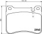 Тормозные колодки передние (16.5 мм) (система BREMBO) MB (R171/W203/W209) 00-11 HELLA 8DB 355 006-541 (фото 2)