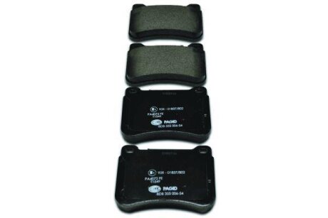 Тормозные колодки передние (16.5 мм) (система BREMBO) MB (R171/W203/W209) 00-11 HELLA 8DB 355 006-541
