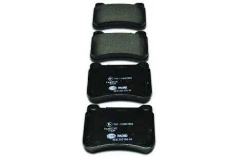 Комплект гальмівних накладок, дискове гальмо HELLA 8DB 355 006-541