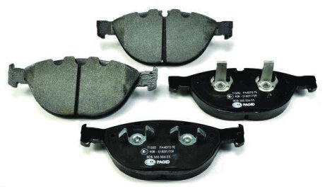 Тормозные колодки передние (20.4 мм) (система ATE) BMW 03-10 HELLA 8DB 355 006-551
