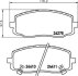 Комплект гальмівних накладок, дискове гальмо HELLA 8DB 355 006-571 (фото 2)