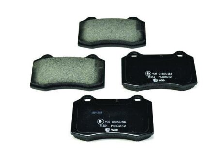 Комплект гальмівних накладок, дискове гальмо HELLA 8DB 355 006-591