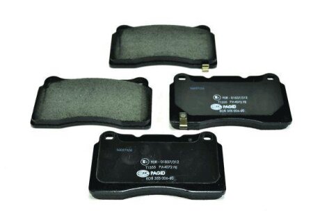 Комплект гальмівних накладок, дискове гальмо HELLA 8DB 355 006-601