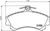 Комплект гальмівних накладок, дискове гальмо HELLA 8DB 355 006-701 (фото 2)
