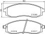 Комплект гальмівних накладок, дискове гальмо HELLA 8DB 355 006-731 (фото 2)