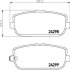Комплект гальмівних накладок, дискове гальмо HELLA 8DB 355 006-781 (фото 2)