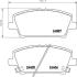 HONDA гальмівні колодки передн.Civic 06- HELLA 8DB 355 006-911 (фото 2)