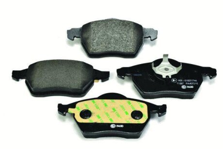 Комплект гальмівних накладок, дискове гальмо HELLA 8DB 355 006-921
