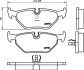Тормозные колодки задние (17 мм) (система ATE) BMW 3 E36 E46 Z4 88-08 HELLA 8DB 355 007-421 (фото 2)