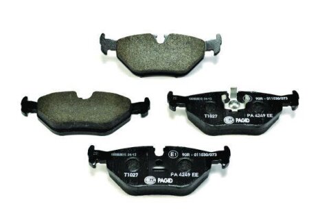 Тормозные колодки задние (17 мм) (система ATE) BMW 3 E36 E46 Z4 88-08 HELLA 8DB 355 007-421
