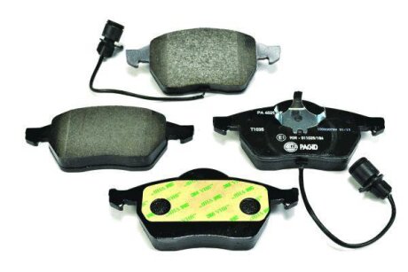 Колодки гальмівні дискові комплект, передн. HELLA 8DB 355 007-461