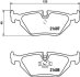 Тормозные колодки задние (17 мм) (система ATE) BMW 3 E36 E46 Z4 88-08 HELLA 8DB 355 007-511 (фото 2)