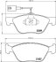 Комплект гальмівних накладок, дискове гальмо HELLA 8DB 355 007-931 (фото 2)