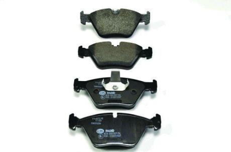 Гальмівні колодки дискові перед. Bmw X3 Series (E83)/Z Series (E86)/Z Series (E85)/3 Series (E46)/5 Series (E39) HELLA 8DB 355 007-961