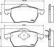 Комплект гальмівних накладок, дискове гальмо HELLA 8DB 355 008-001 (фото 2)
