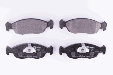 Комплект гальмівних накладок, дискове гальмо HELLA 8DB 355 008-291