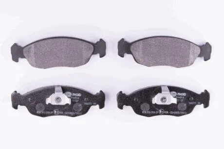 Комплект гальмівних накладок, дискове гальмо HELLA 8DB 355 008-291