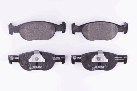 Комплект гальмівних накладок, дискове гальмо HELLA 8DB 355 008-431