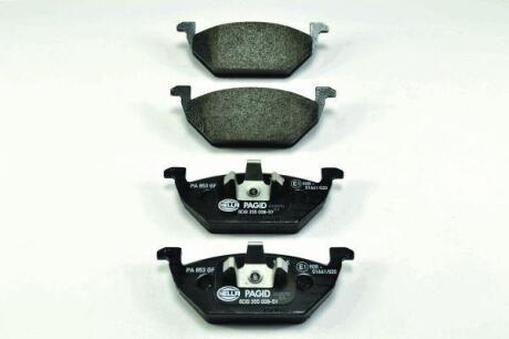 Колодки гальмівні дискові комплект, передн. HELLA 8DB 355 008-591