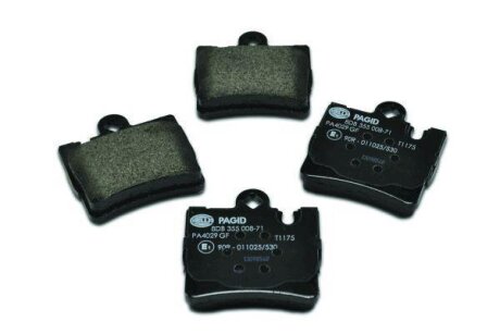 DB Тормозные колодки задн. W220 98- HELLA 8DB 355 008-711