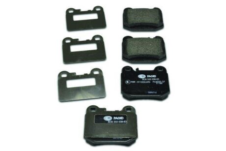 Комплект гальмівних накладок, дискове гальмо HELLA 8DB 355 008-831