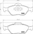 Комплект гальмівних накладок, дискове гальмо HELLA 8DB 355 008-901 (фото 2)