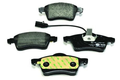 Колодки диск. T4 перед. 2001-> з датчиком HELLA 8DB 355 008-931