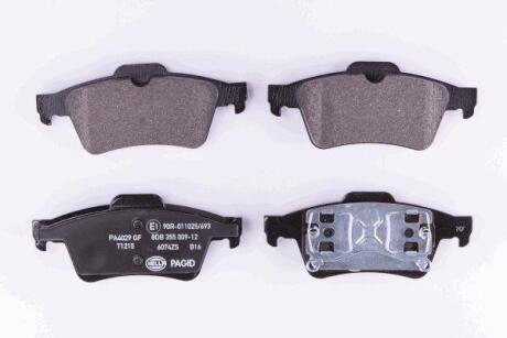 Гальмівні колодки зад. Connect 02-13 HELLA 8DB 355 009-121