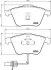 Передние тормозные колодоки (система ATE) (с дачиком износа) VAG A6 97-05 HELLA 8DB 355 009-141 (фото 2)