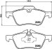 Комплект гальмівних накладок, дискове гальмо HELLA 8DB 355 009-171 (фото 2)