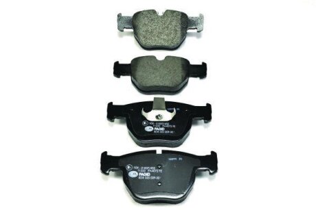 Комплект гальмівних накладок, дискове гальмо HELLA 8DB 355 009-301