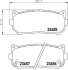 Комплект гальмівних накладок, дискове гальмо HELLA 8DB 355 009-341 (фото 2)