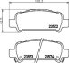 Комплект гальмівних накладок, дискове гальмо HELLA 8DB 355 009-401 (фото 2)