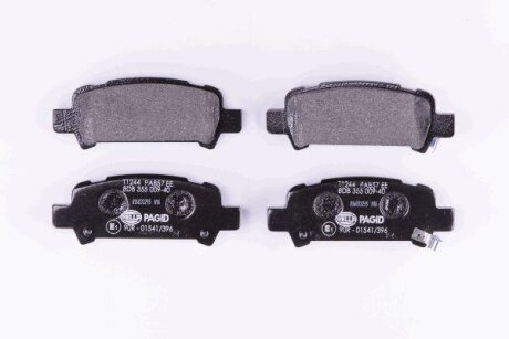 Комплект гальмівних накладок, дискове гальмо HELLA 8DB 355 009-401