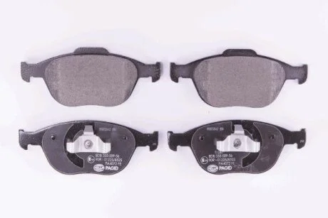 Комплект гальмівних накладок, дискове гальмо HELLA 8DB 355 009-561