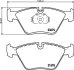 Комплект гальмівних накладок, дискове гальмо HELLA 8DB 355 009-651 (фото 2)
