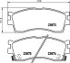 Комплект гальмівних накладок, дискове гальмо HELLA 8DB 355 010-251 (фото 2)