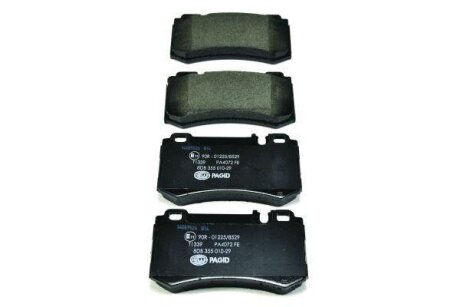 Комплект гальмівних накладок, дискове гальмо HELLA 8DB 355 010-291